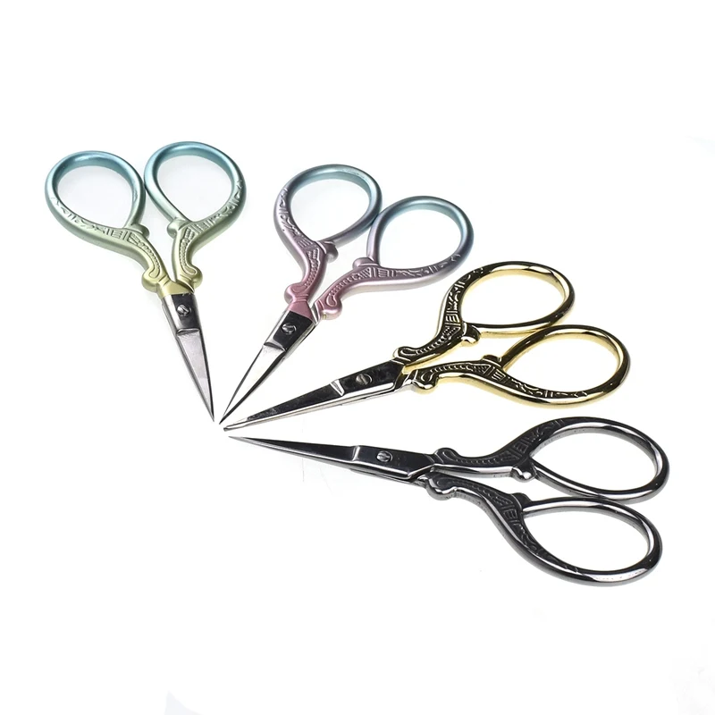 4 Colors Tailor Small Scissors Cross Stitch Embroidery Sewing Tools Women Handcraft DIY Tool Tailor Scissor Sewing Accessories