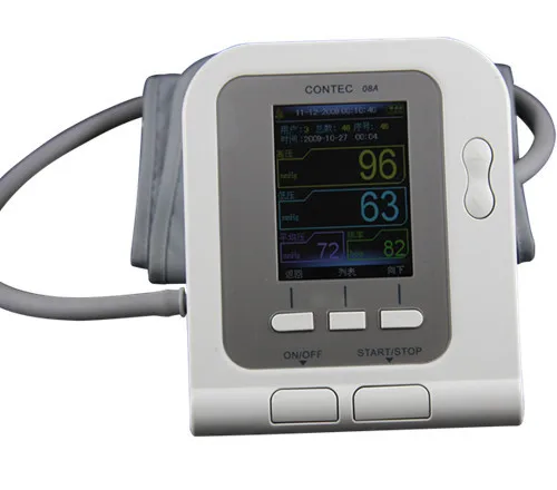 Arm Blood Pressure Monitor Tensiometro Tonometer Sphygmomanometer Monitor with USB cable +PC software Contec08A Arm Blood Pressure Monitor Tensiometro Tonometer Sphygmomanometer Monitor with USB cable +PC software Contec08A