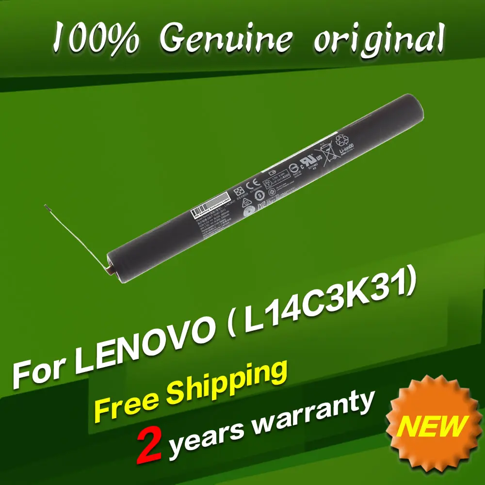 original L14C3K31 battery for lenovo YOGA Tablet 2 YT2 1050F YT2 1051F L14d3k31 L14D2K31 batteria batterie