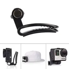 Go Pro Travel Quick Clip Backpack Clip Clamp Mount with Screw for GoPro Hero2 3 3+ SJ4000 Xiaomi Yi 4K Eken H9 H9R Accessories