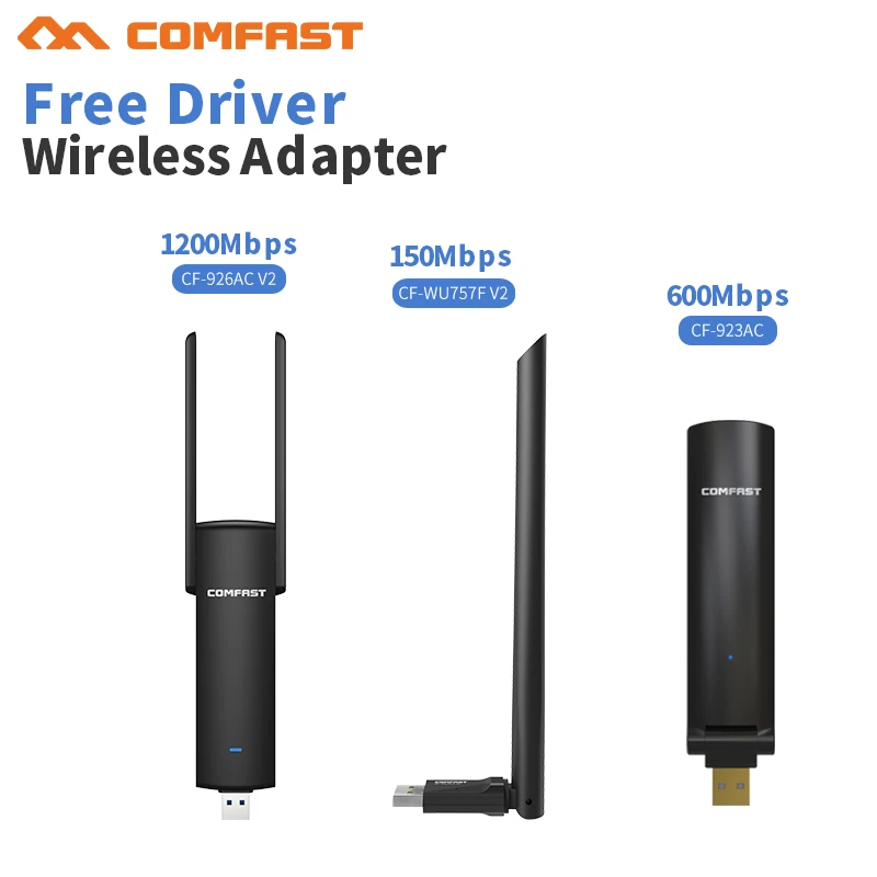 

Free driver mini wifi adapter usb 802.11ac Comfast 1200mps 5ghz wi-fi wireless network card dual band PC wifi receiver adaptador