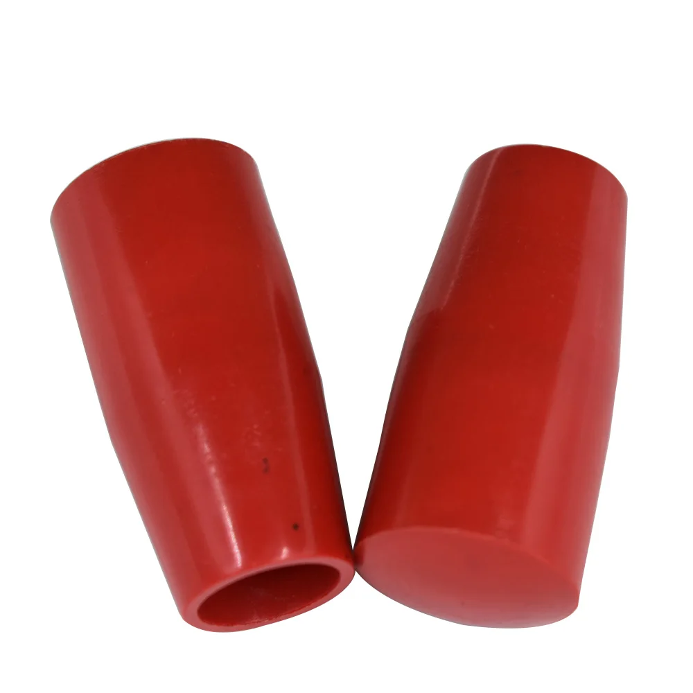 

Red M6/M8/M10/M12/M16 Thread Dia. 35/40/50/60/75mm Length Long Sleeve Knob Bakelite Hand Sleeve Lever Knob