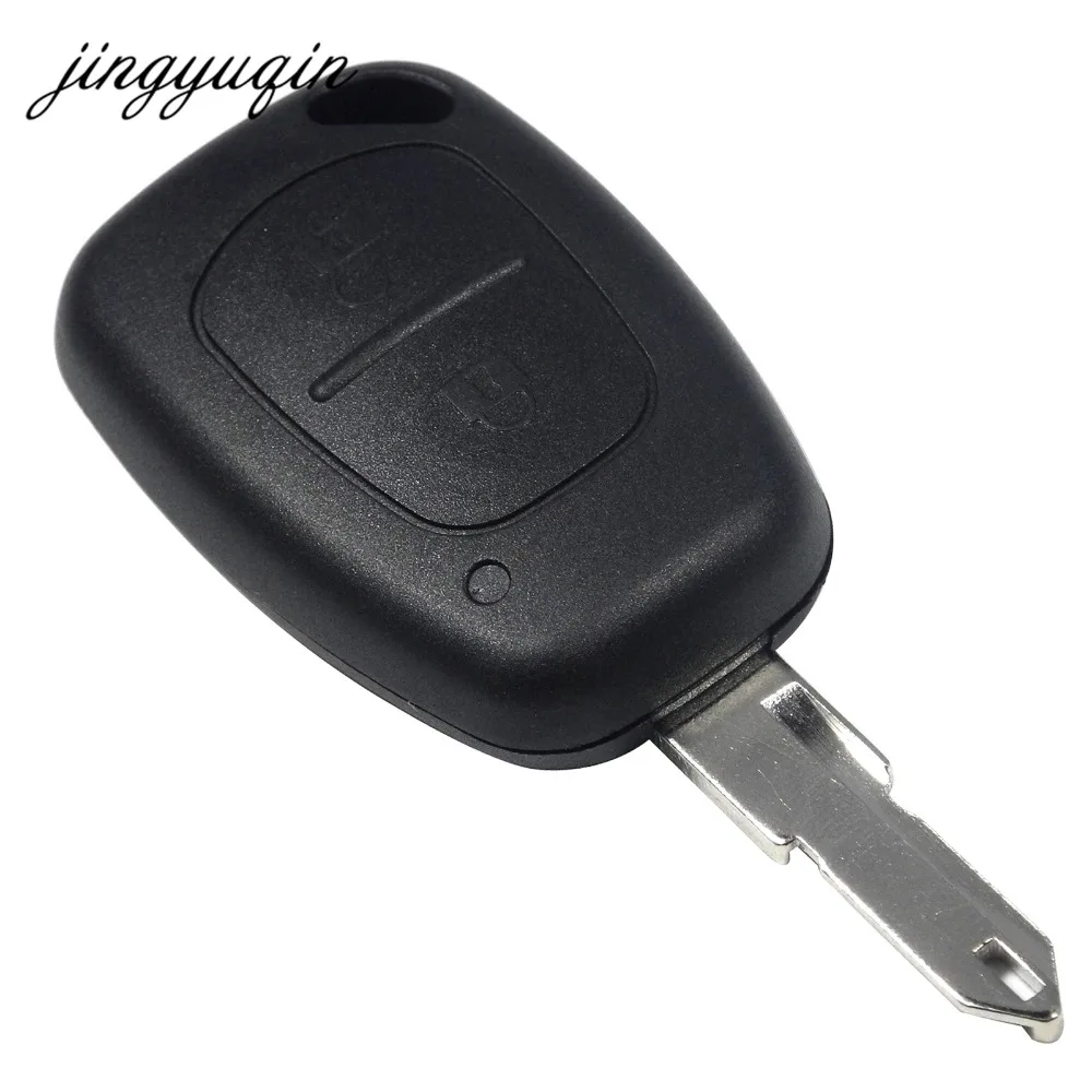 

jingyuqin 2 Button Remote Car Key Cover FOB Shell Case For Opel Vivaro Movano Renault Traffic Kangoo For Nissan Vauxhall