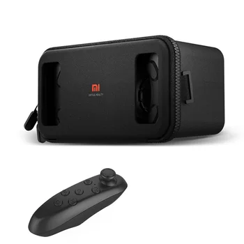 Original Xiaomi VR Virtual Reality 3D Glasses Google Cardboard 3D Mi Box with Remote Controller for 4.7