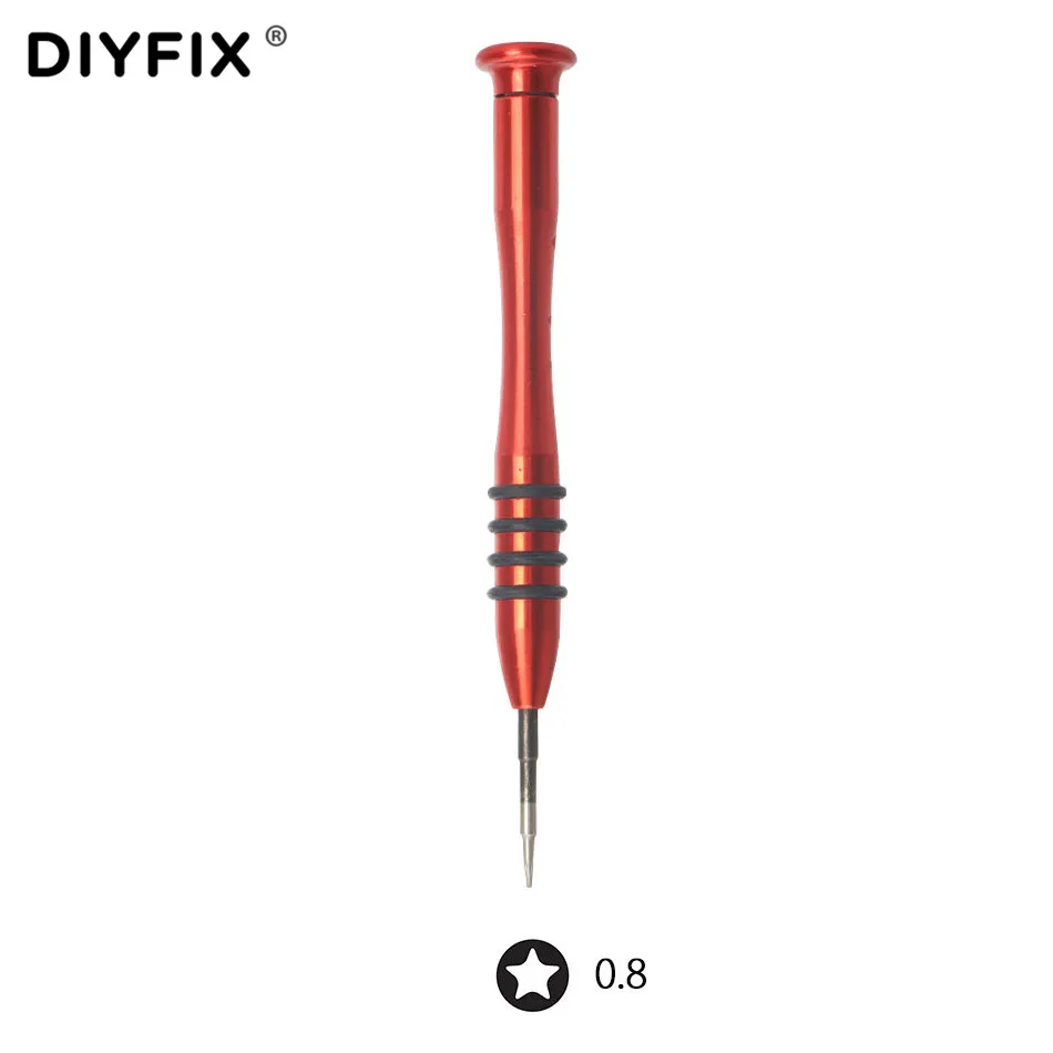 

DIYFIX P2 0.8 Pentalobe Magnetic Screwdriver for Apple iPhone X 8 7 6s 6 5s 5 Bottom Star Screws Open Repair Tool