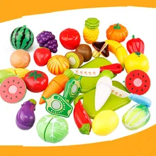 1 шт. мини-детская кухонная игрушка, пластиковая пищевая резка, ролевые игры, фрукты и овощи, Игрушки для раннего развития, игрушки для детей