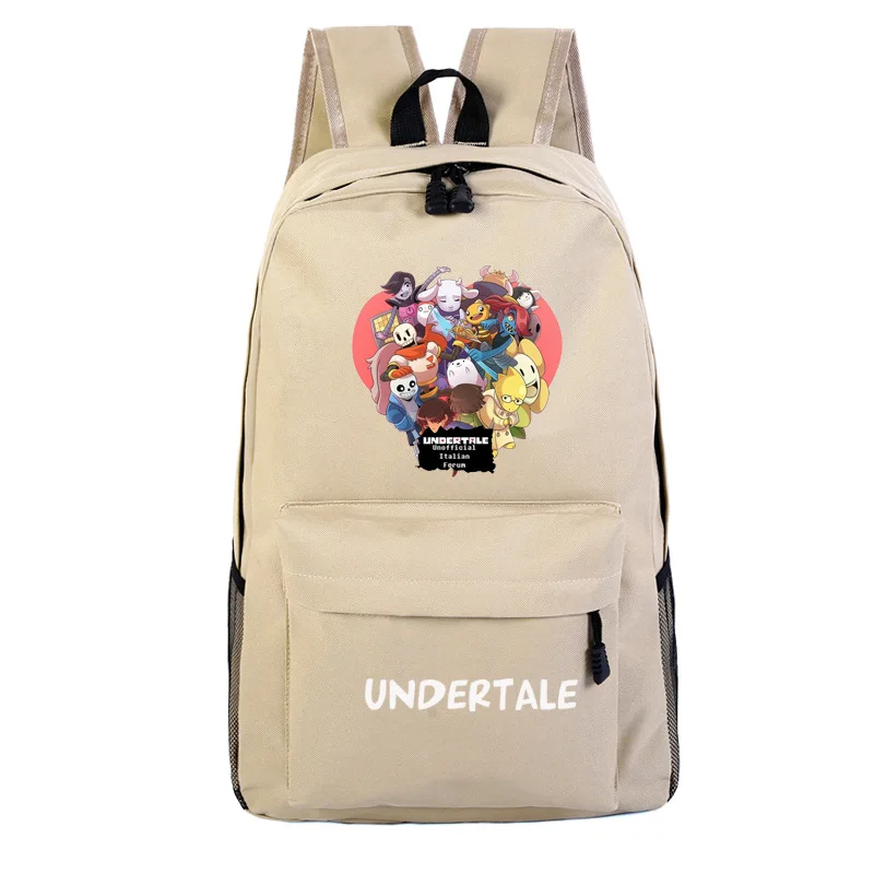 أنيمي Undertale بلا بردية الكرتون في سن المراهقة الأطفال حقيبة مدرسية محمول Shouldres حقائب السفر حقيبة
