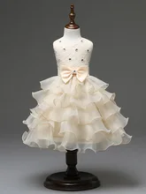 Fashion Infant Flower Girl Dresses for Weddings 2017 Birthday Party Clothes for Baby Baptism Dresses Gowns Girls