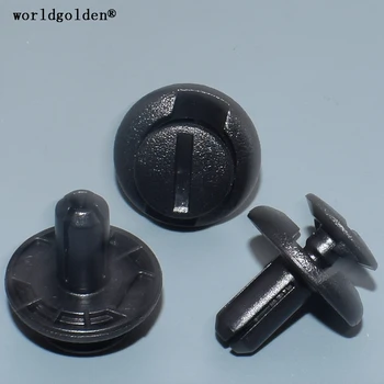 

worldgolden 100pcs auto fasteners Air Filter Cowl Hood Clip for SUBARU#90914-0063(909140063)