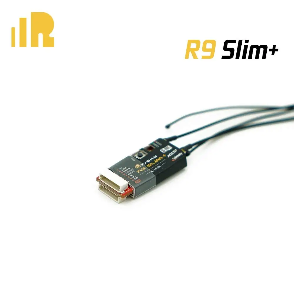 

FrSky R9 Slim+ Receiver Optimized 900MHz long range receiver with 2 detachable antennas
