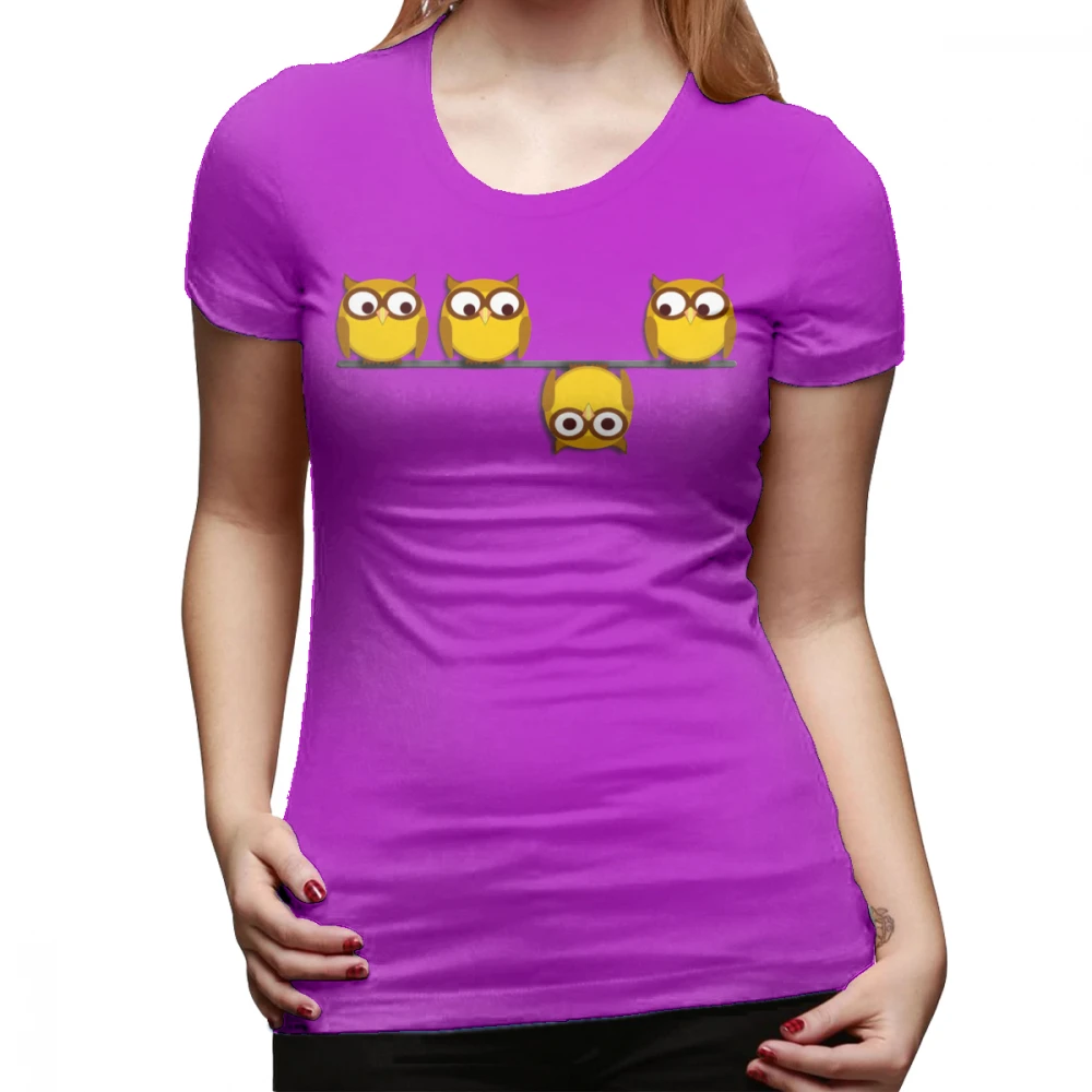 Футболка с надписью «Idiot», совершенно новая футболка с изображением совы, простая Женская футболка XXL, хлопковая серая женская футболка с коротким рукавом - Цвет: Фуксия
