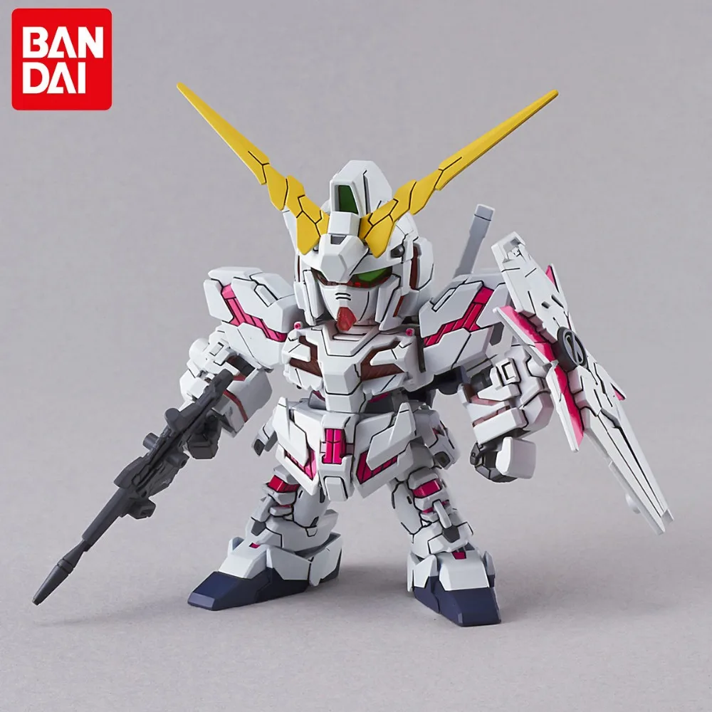 

Bandai SD GUNDAM EX-STANDARD RX-0 Unicorn Gundam Destory Mode Original Japan Anime Action Toy Figures Assemble Model HGD-204433
