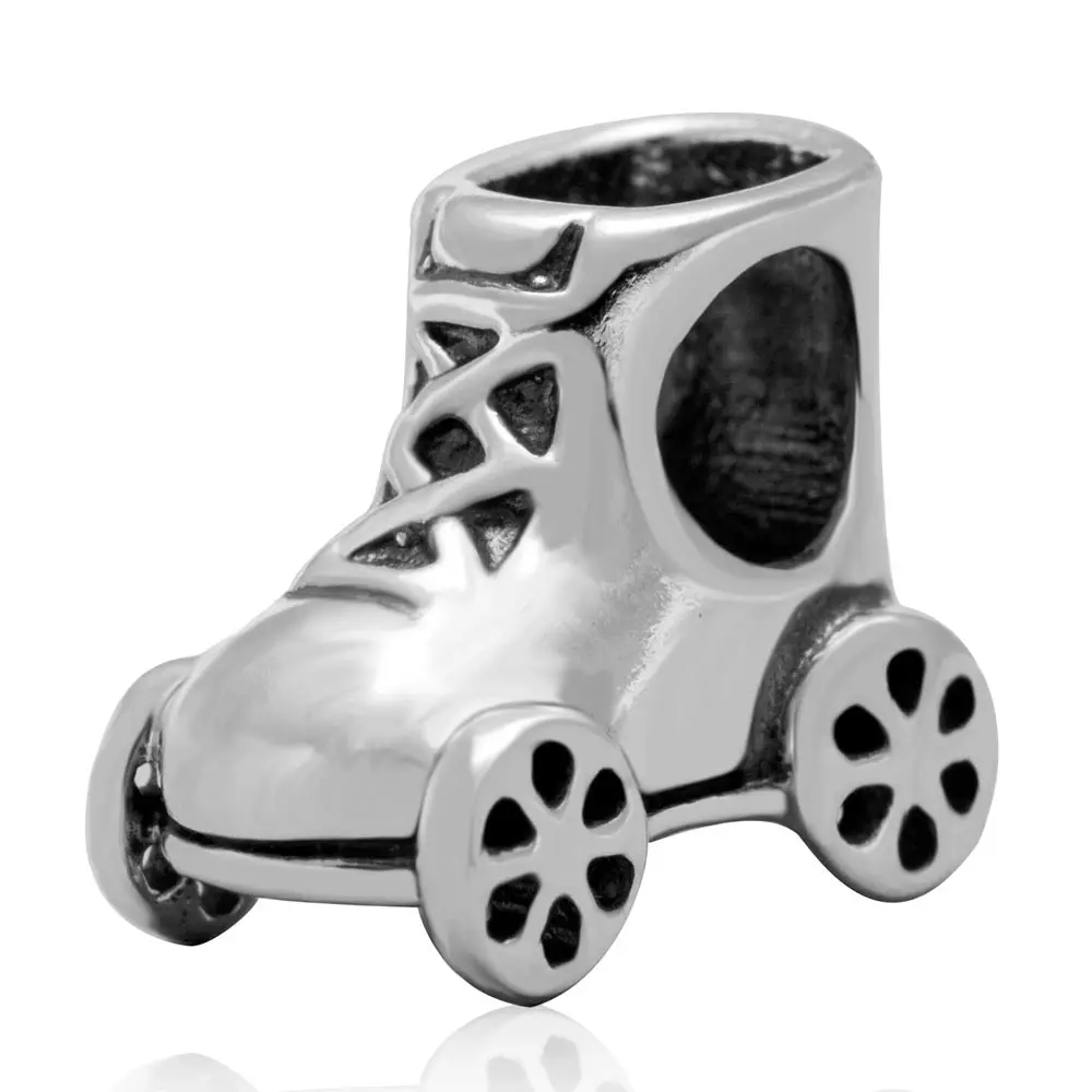 Roller Skates Sports Charms Original 100 Authentic 925 Sterling Silver