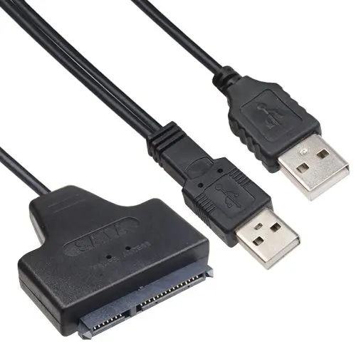 Кабель адаптер USB 2 0 для SATA серия ATA 15 + 7 22P 5 &quotHDD жесткий диск ноутбука 2019|usb data link