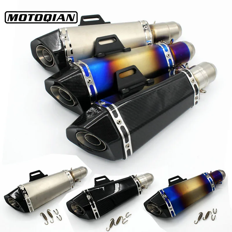 

Motorcycle 51mm Modified Exhaust Pipe Muffler Universal Escape Pipe For Yamaha YZF R1 R3 R6 R25 FZ1 FZ6 FAZER FZ6R FZ8 FZ07
