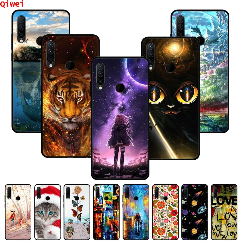 

Z6Lite Z 6 Lite Fundas For Lenovo Z6 Lite Case Silicone Black Frame Printing Soft TPU Cover For Lenovo Z6 Lite Case L3811 Coque
