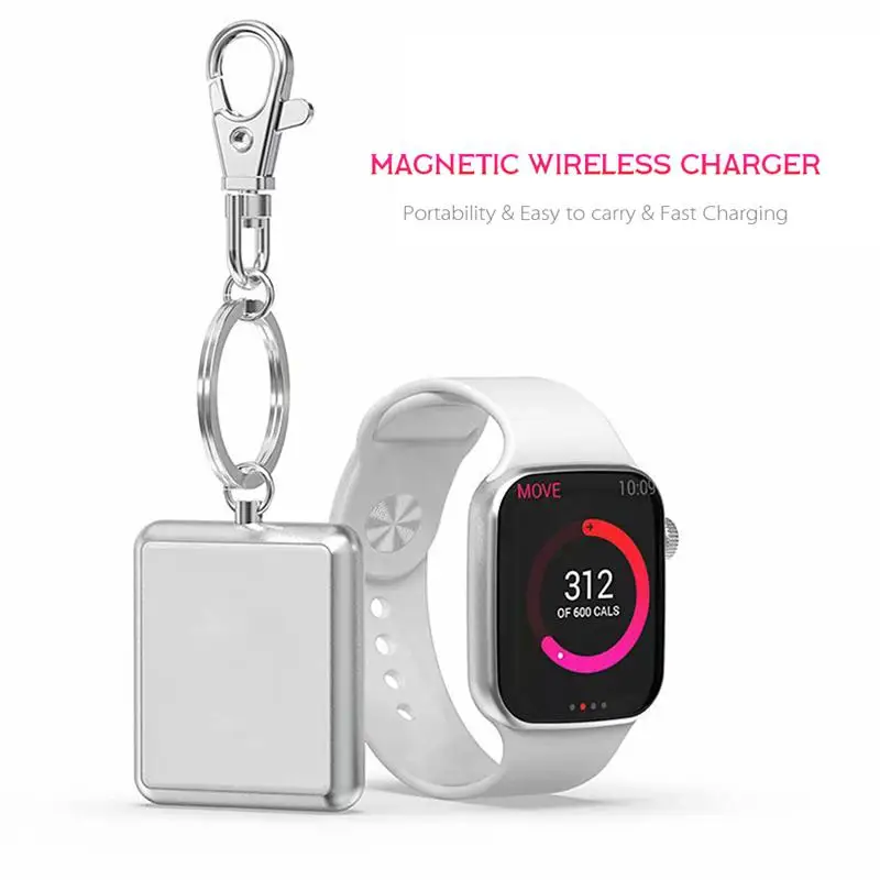 Портативное магнитное зарядное устройство для Apple Watch USB Беспроводная зарядка для iWatch серии 4 3 2 1 м сертифицированное зарядное устройство для часов