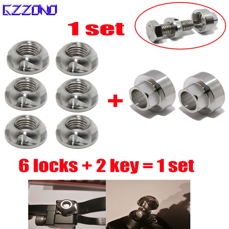 

Security Anti Theft Screws Nuts Bolts M6 M8 M10 M12 316 Stainless Steel Lamp Holder Car Accessories For Car Styling LED Lights