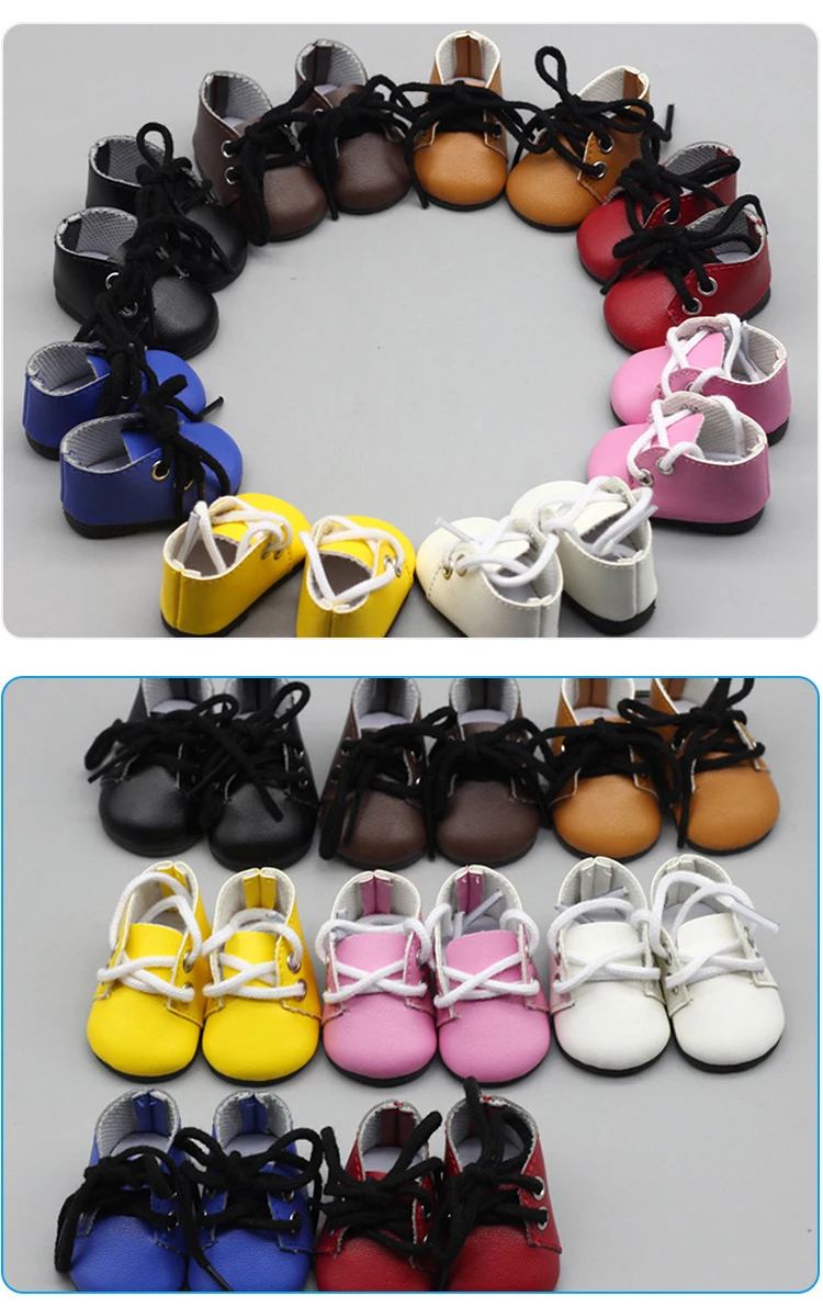 5cm Canvas Shoes For BJD Doll Fashion Mini Shoes Doll Shoes for Russian DIY handmade doll Doll Accessories (10)