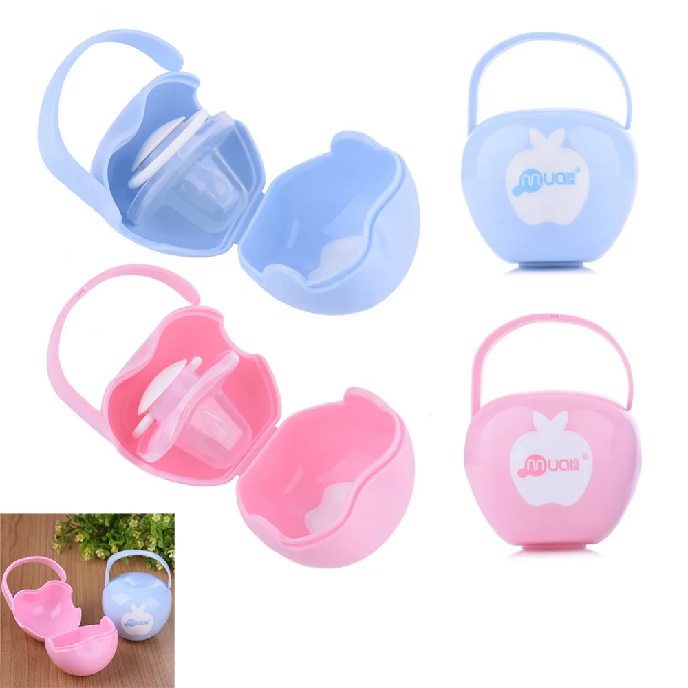 Pacifier Box Portable Storage Box Baby Teether Soother Pacifier Nipple
