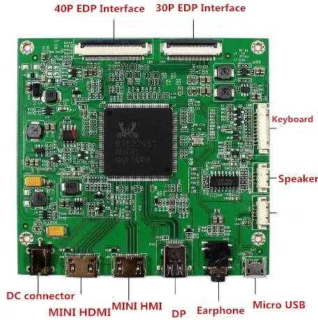 15,6 дюймовый 4K ЖК-экран eDP разъем 2 HDMI Мини ЖК-плата контроллера NV156QUM-N44 3840x2160 подсветка WLED ips ЖК-дисплей