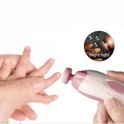 Электрический Детские ногтей Триммер детские ножницы для малышей Уход за ногтями безопасной Nail Clipper Резак для Дети младенческой Newbron