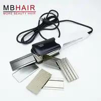 Professional Hot Selling Titanium alloy Hair curler, corrugated iron curling iron Fast hair straightener White Free Shipping