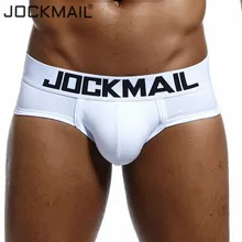 JOCKMAIL Brand Fashion Men Underwear Solid Underpants Cotton Male Panties Hot Sale Slip Cueca 6 Color Soft Gay Briefs Homewear