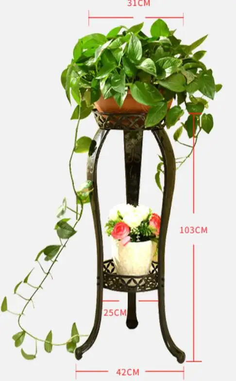 Красивое растение стенд крытое растение открытого грунта угловая полка цветок горшочное Растение держатель для гостиная