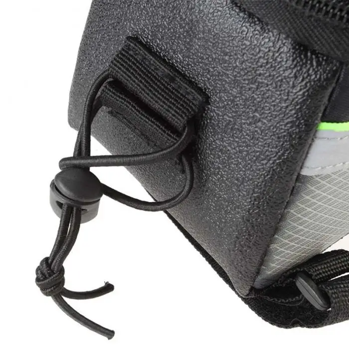 Горячая езда велосипедная сумка Рамка передняя Труба луч мешок прозрачный ПВХ Велоспорт Сумки на багажник корзина DO2