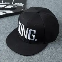 1 шт./лот «KING», «QUEEN» бейсболка с вышивкой Для мужчин Для женщин пара Бейсбол Кепки подарки модные кепки в стиле хип-хоп