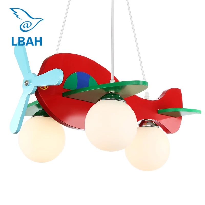 children's light model plane glass lovely lamps for children rooms