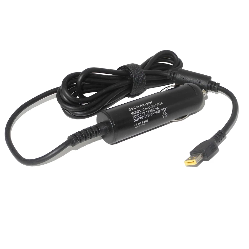 12V 3A Dc Car Power Adapter Charger Cable For Lenovo Thinkpad 10