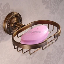 Euro style hot Antique Brass Soap Holder Copper Soap Dishes Carved Pedestal Soap basket soap base
