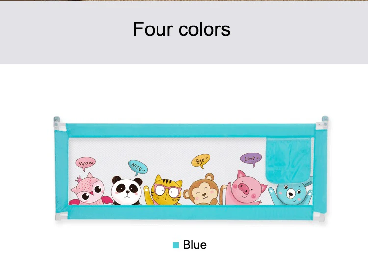 Baby Safety Cartoon Bed Rail Lift Function Baby Infant Playing Fence Toddler Playpens Parc Para Bebe Barandal Seguridad Cama