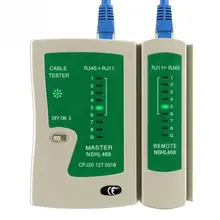 Профессиональный сетевой Кабельный тестер RJ45 RJ11 UTP LAN Кабельный тестер сетевой инструмент ручной Проводной детектор телефонной линии