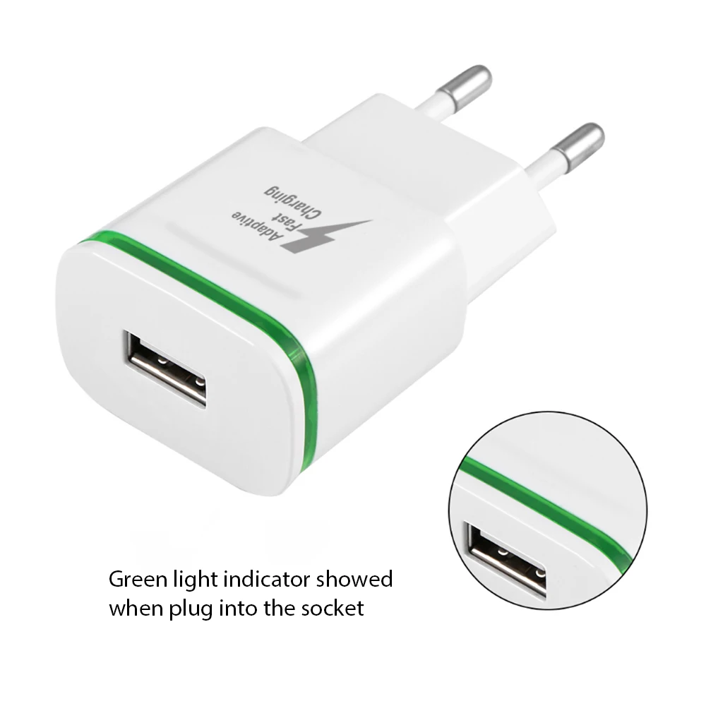 Sindvor Phone USB Charger Quick Charge 2.0 USB Travel Charger Adapter Smart Fast Charger For iPhone 8 Samsung Xiaomi iPad Tablet (4)