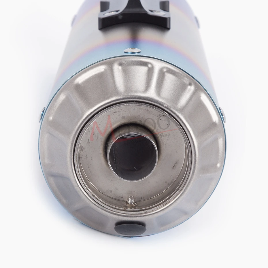 Motoo-envío libre 61mm Acero inoxidable universal escape moto motocicleta motocross scooter escape silenciador Motoo-envío libre 61mm Acero inoxidable universal escape moto motocicleta motocross scooter escape silenciador
