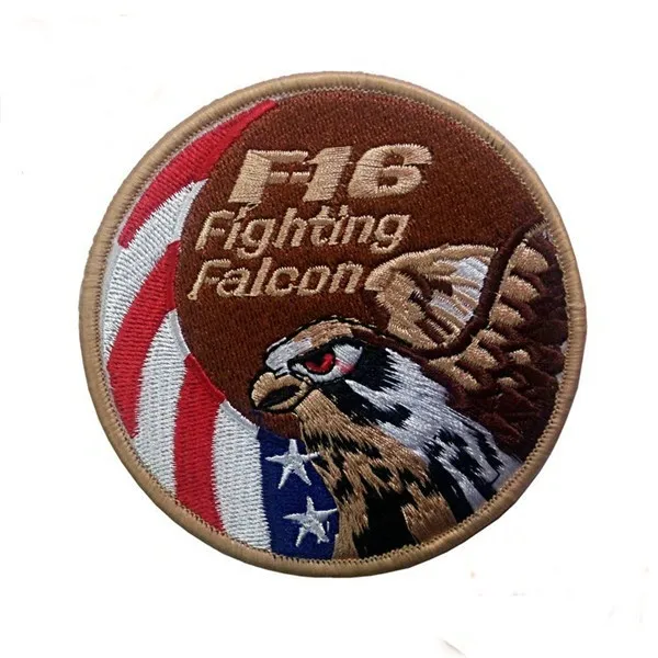 

F-16 fighter fighting falcon Patch Military USAF hook eagle army tactical patches US Air Force Fighter Jet Morale for jacket