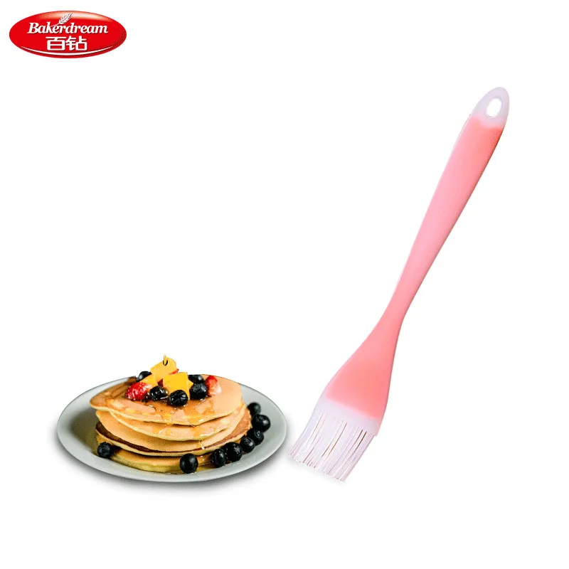

1 pc Cooking Brush Basting Silicone Heat Resistant Bristles Kitchen Utensil for Cake Barbecue Pastry Baster Marinade Spread Oil