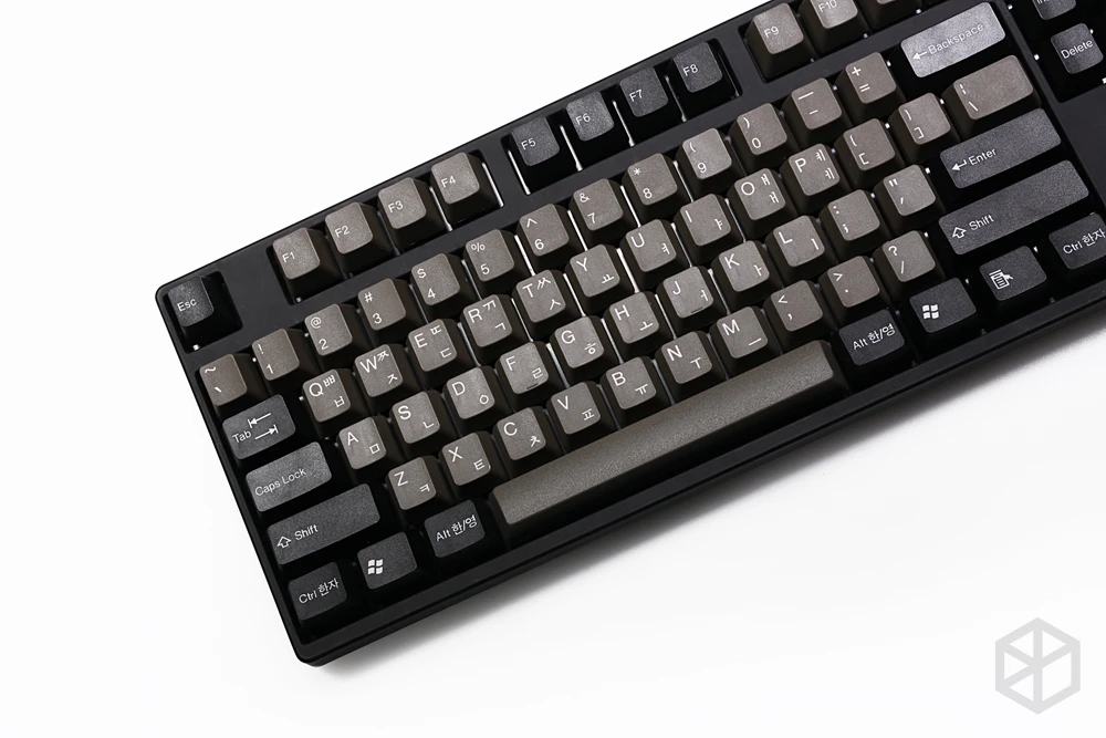 Taihao abs двойная съемка Корейская буква kr язык брелки для diy игровая механическая клавиатура цвет dolch серый