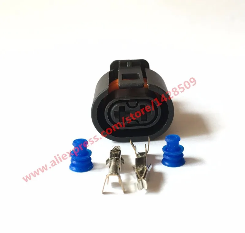

5pcs 2 Pin Auto Sealed Connector Waterproof Female With Terminal For VW Audi 6N0 927 997