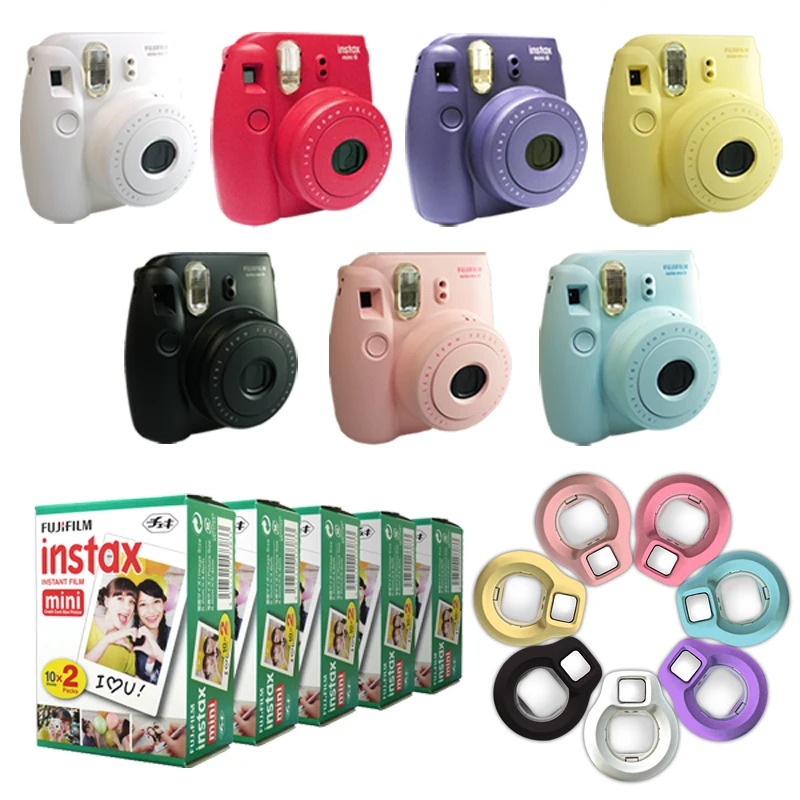 Appareil Photo Instantane Fuji Fujifilm Instax Mini 8 Noir Blanc