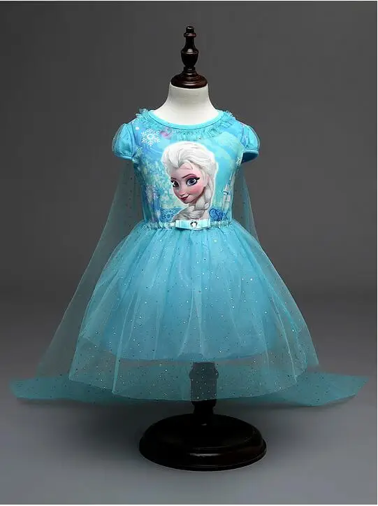 

Halloween Fantasia girl dress, baby girls elsa anna dress, girl costume, Children gift
