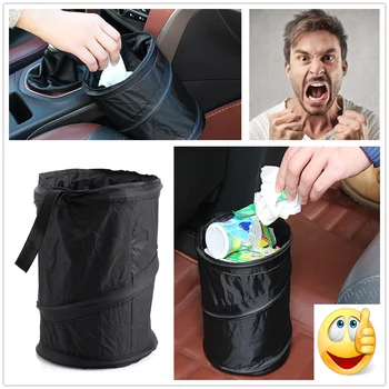 

Car Waterproof Trash Can Bag Leak Proof Garbage Pocket FOR Toyota Yaris hilux avensis prius corolla aygo auris rav4 celica