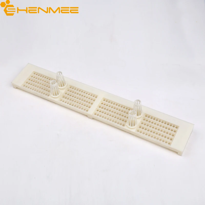 

3PCS Perforated Collecting Pollen Bee Wholesale New Bell Plastic Five Rows Of Pollen Tool Beekeeping Free Shipping