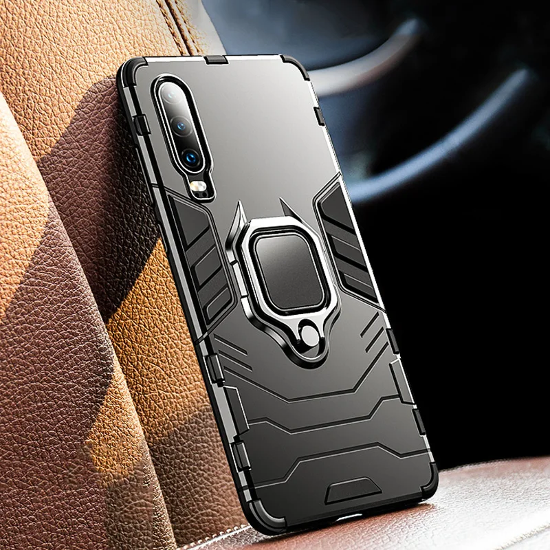 Từ Tính Nhẫn Chân Đế Dành Cho Huawei P30 Pro P20 Giao Phối 30 20X Danh Dự 20 Lite Y9 2019 Chống Sốc Armor bao Da + Dây cute phone cases huawei