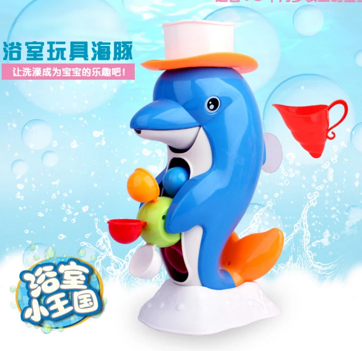 Bath toys for kids play in bathroom foam in water for children Waterwheel Type Dabbling Toy Dolphin shipping from russian Bath toys for kids play in bathroom foam in water for children Waterwheel Type Dabbling Toy Dolphin shipping from russian
