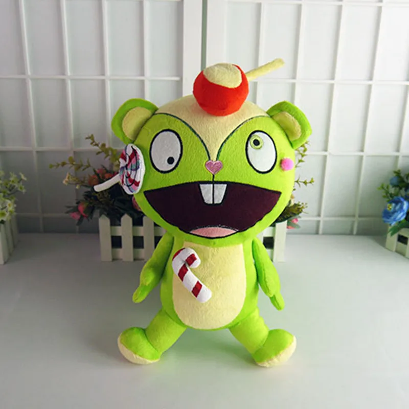 

Плюшевые куклы Happy Tree Friends, аниме, плюшевые игрушки, мягкая подушка 38 см, высокое качество, подарок
