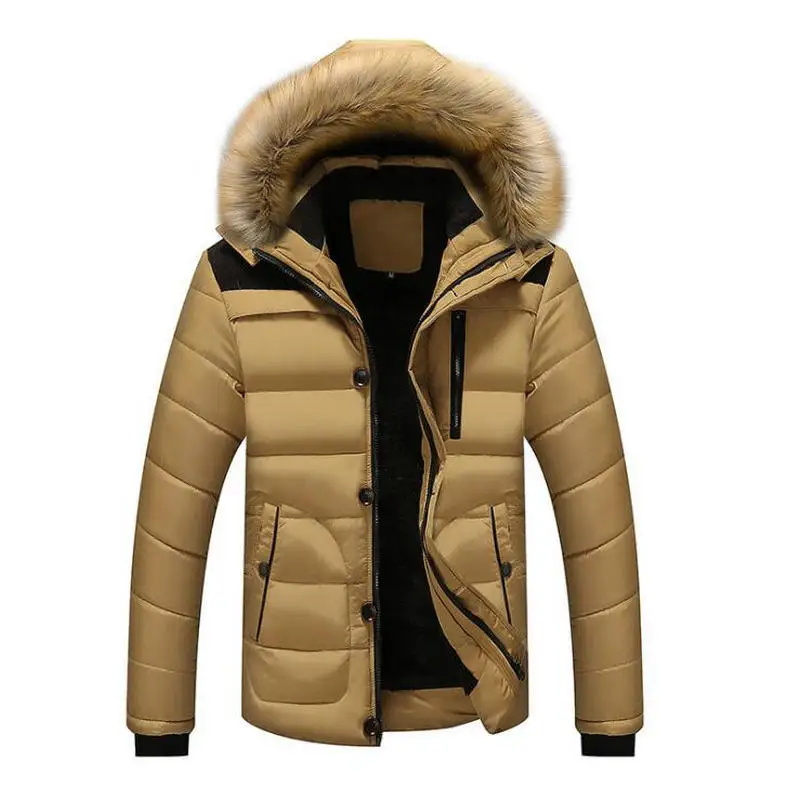 Prix 2019 nouveau Style hiver vestes hommes manteaux hommes Parkas décontracté vêtements épais à capuche polaire vestes chaud pardessus hommes vêtements